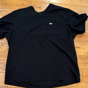 Figs Black Short Sleeve Tee